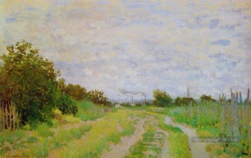 Lane dans les vignes à Argenteuil Claude Monet Peinture à l'huile